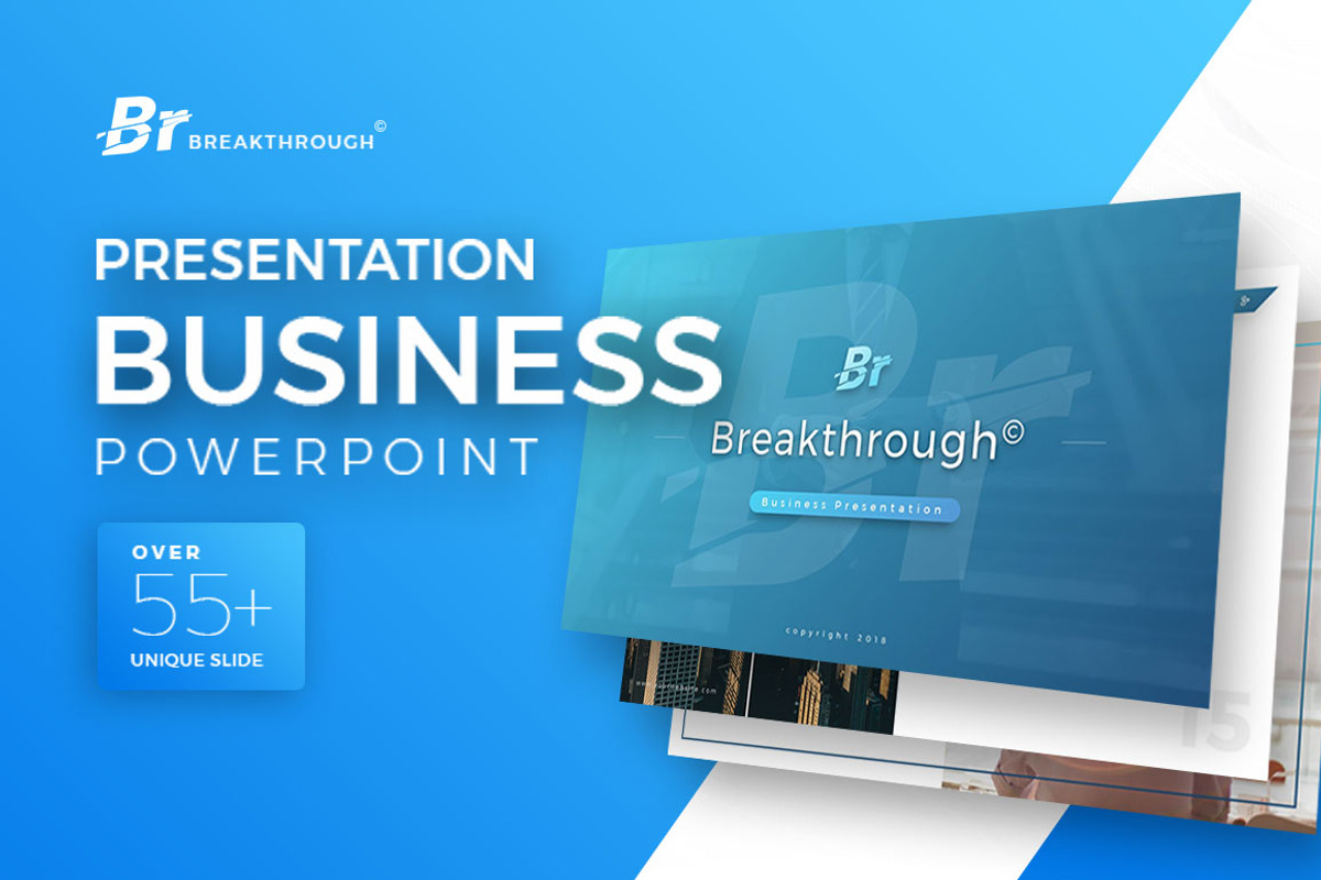 Breakthrough - Business Presentation, a Presentation Template by ...