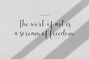 Betterday Script, a Script Font by Fargun Studio (Thumbnail 5 of 8)