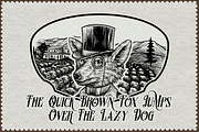 Famous Flames, a Blackletter Font by dansdesign (Thumbnail 3 of 9)