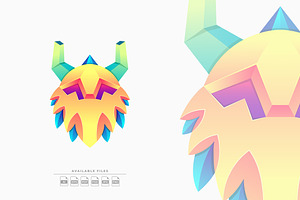 Viking Colorful Logo Illustration, an Object Graphic by Zeer Graphic