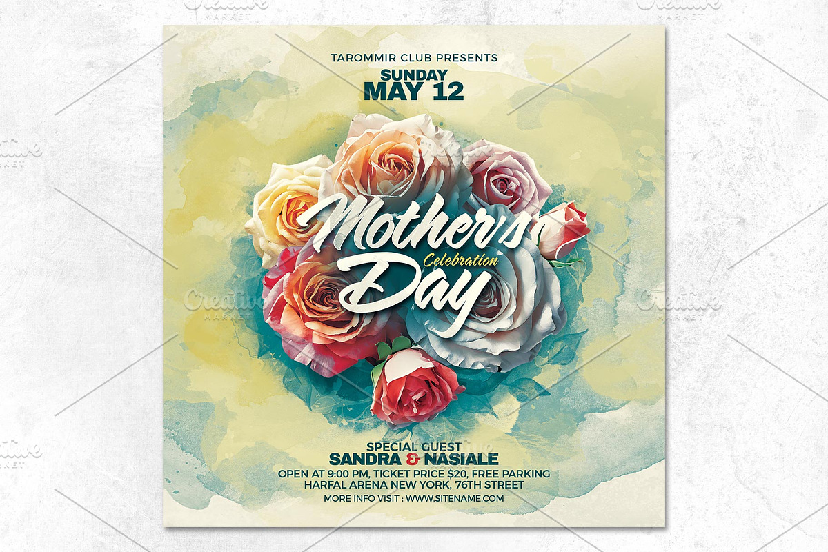 Mother's Day Flyer, a Flyer Template by Tarommir (Photo 2 of 4)