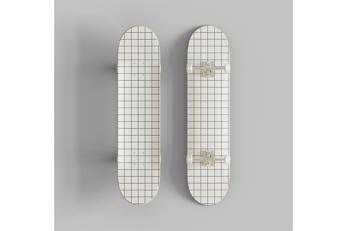 Skateboard Mockup, a Product Mockup by Muhazdinata (Photo 4 of 8)
