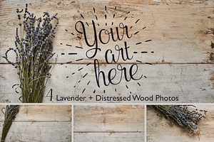 Lavender Cottage Distressed Photos