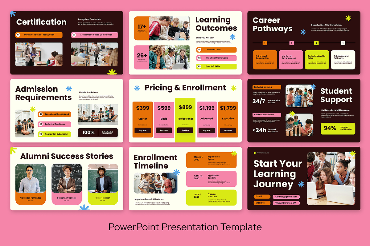 Education Course Powerpoint, a Presentation Template by Sixtemp (Photo 3 of 3)