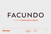 Facundo, a Sans Serif Font by Latinotype (Thumbnail 1 of 15)