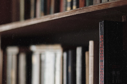 Vintage bookshelf with old books stock photo containing bookshelf and book