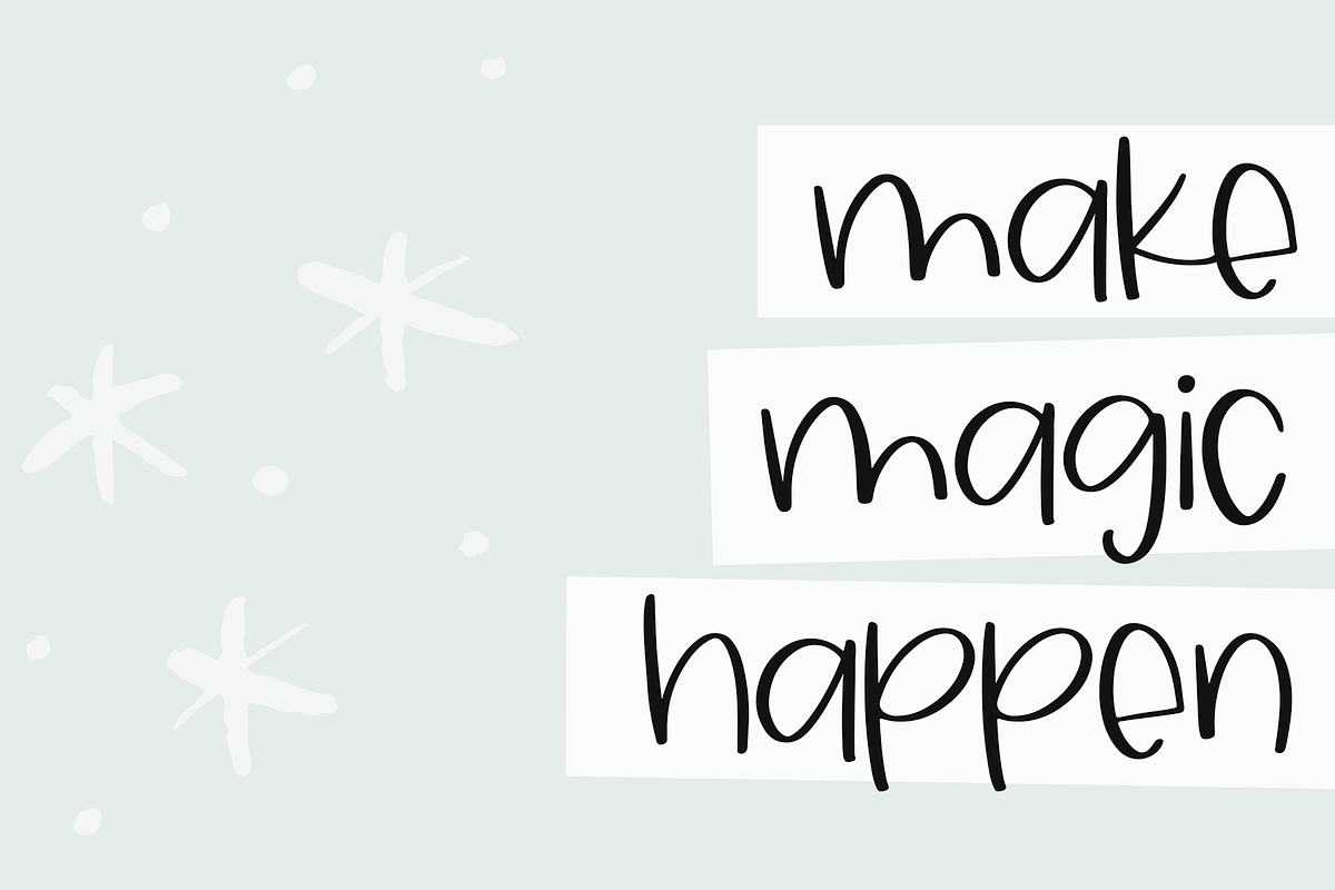 Sky Light | Quirky Handwritten Font preview 8