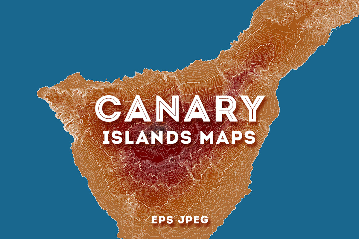 Canary Islands Maps, an Object Graphic by GarryKillian (Photo 1 of 7)
