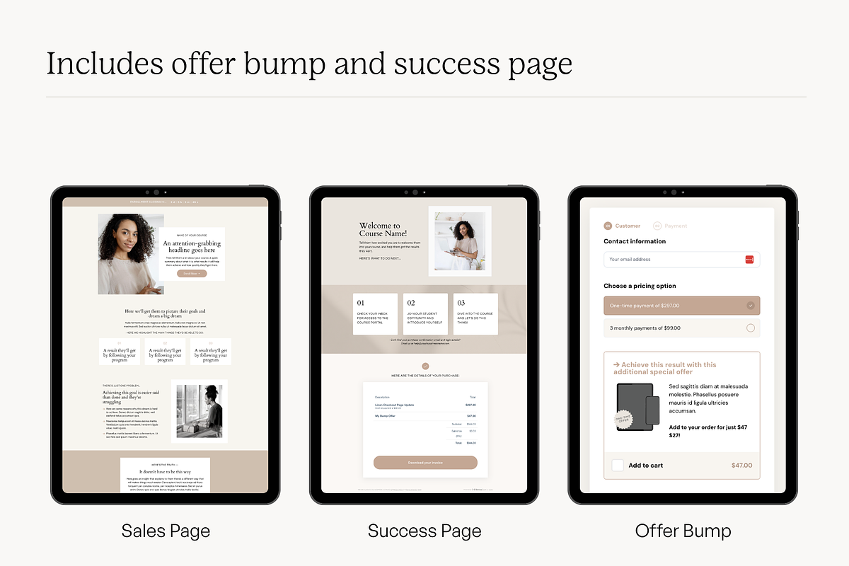 ThriveCart Sales Page Template, a Landing Page Template by Pixel & Flow (Photo 4 of 8)