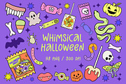Whimsical Halloween Illustrations, a Seasonal Illustration by Alina Sh (Thumbnail 1 of 8)