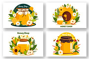 12 Honey Store Illustration, a Food Illustration by denayunebgt (Thumbnail 2 of 4)
