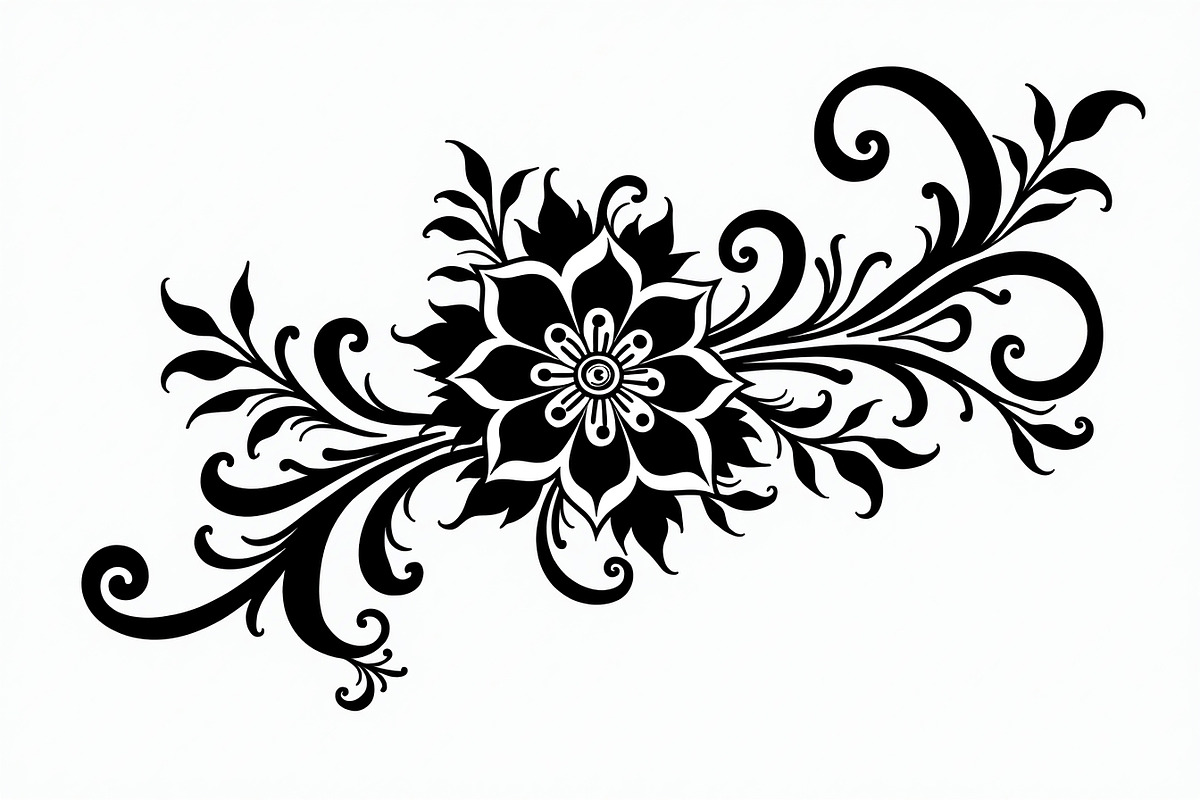 Ornamental Floral Vector Pack, an Illustration by Designer_Momina (Photo 18 of 21)