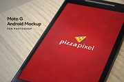 Mockup Moto G Easy Android Mockup, an iPhone Mockup by Pizza Pixel (Thumbnail 2 of 5)