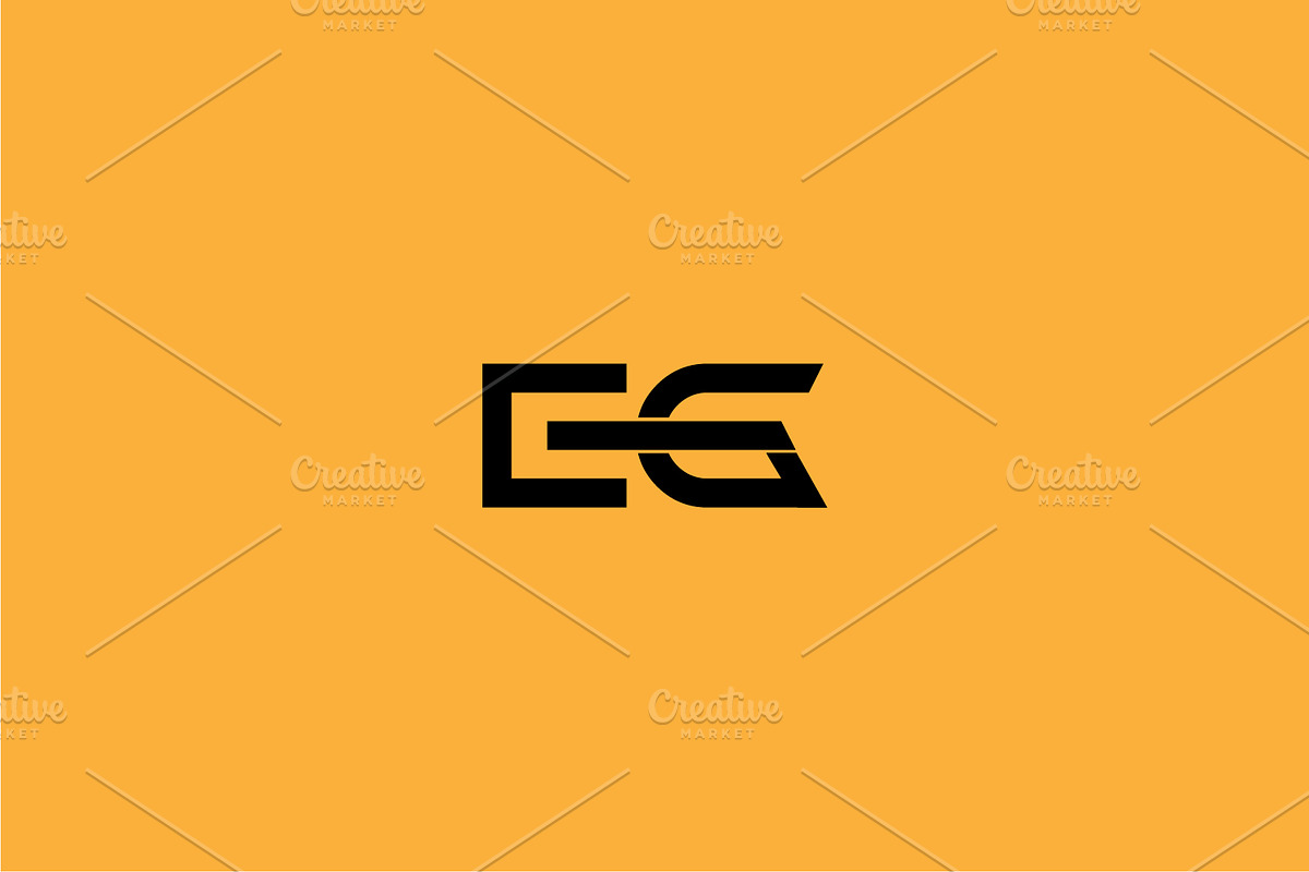 EG Letter Monogram Logo, a Branding & Logo Template by elchinarts (Photo 5 of 5)