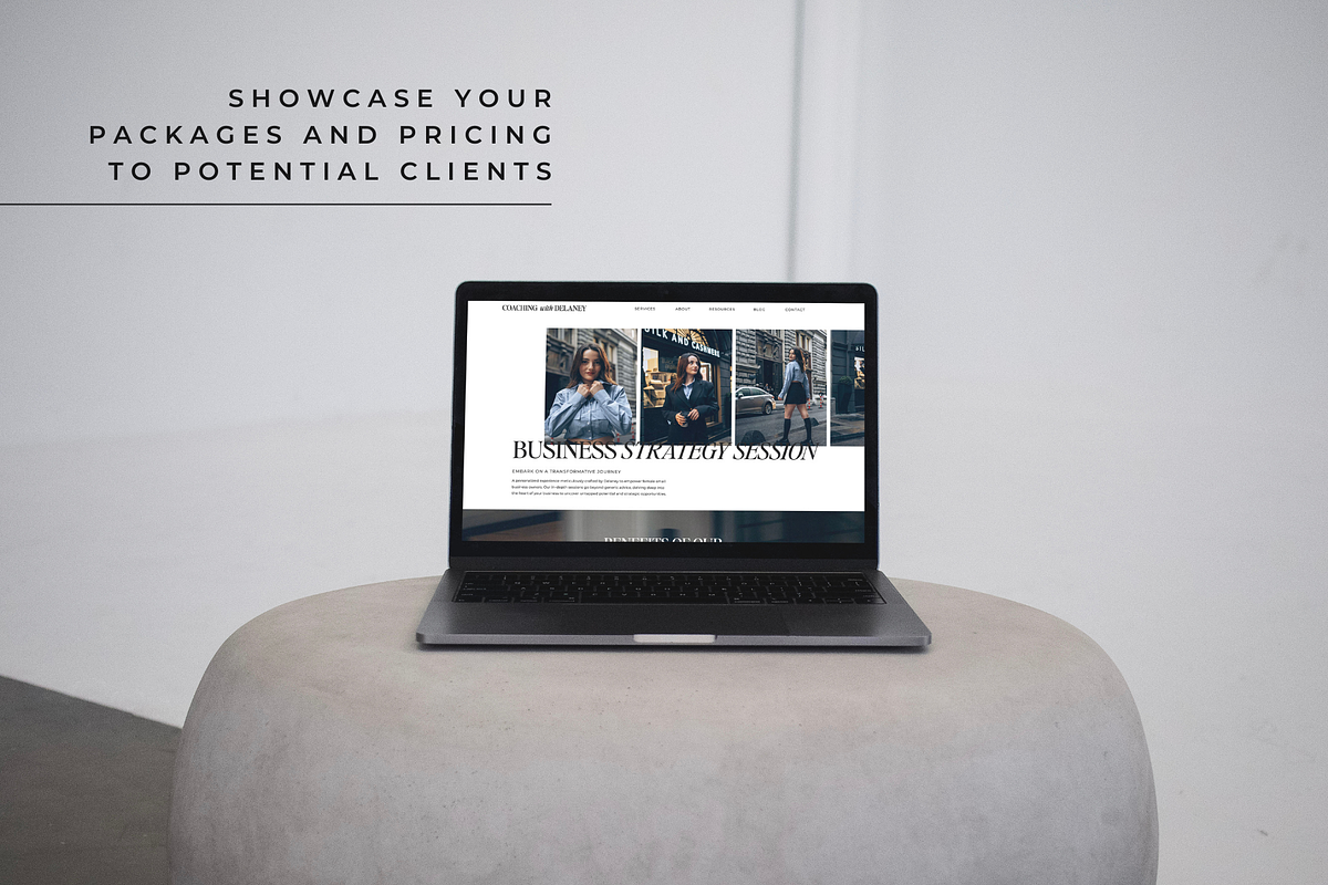 Coaching Showit Website Template, a Landing Page Template by Blush Created (Photo 11 of 12)