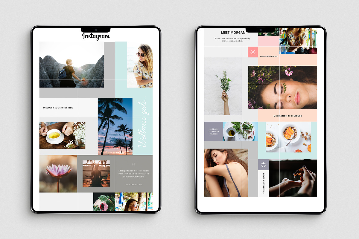 Instagram Post Layouts Bundle, a Social Media Template by The Iconic (Photo 4 of 15)