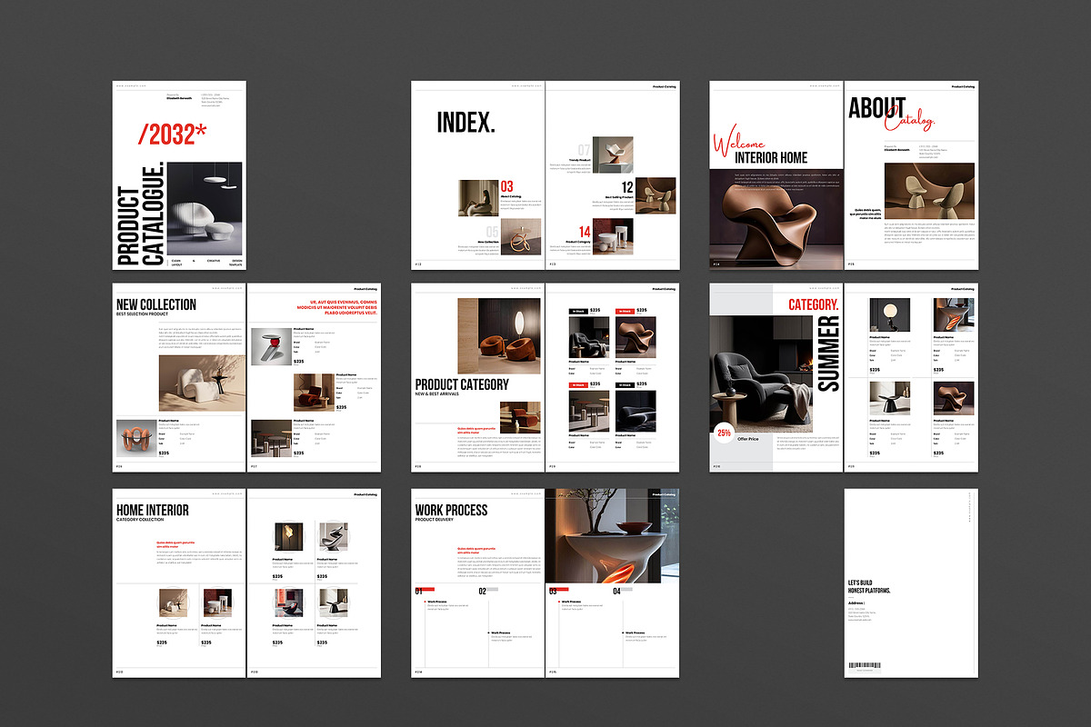 Product Catalogue Brochure Template, a Brochure Template by NorthPeak (Photo 10 of 10)