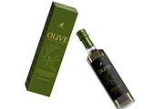 Olive Oil Bottle with Box Mockup, a Packaging Mockup by Permadi Creative (Thumbnail 5 of 5)