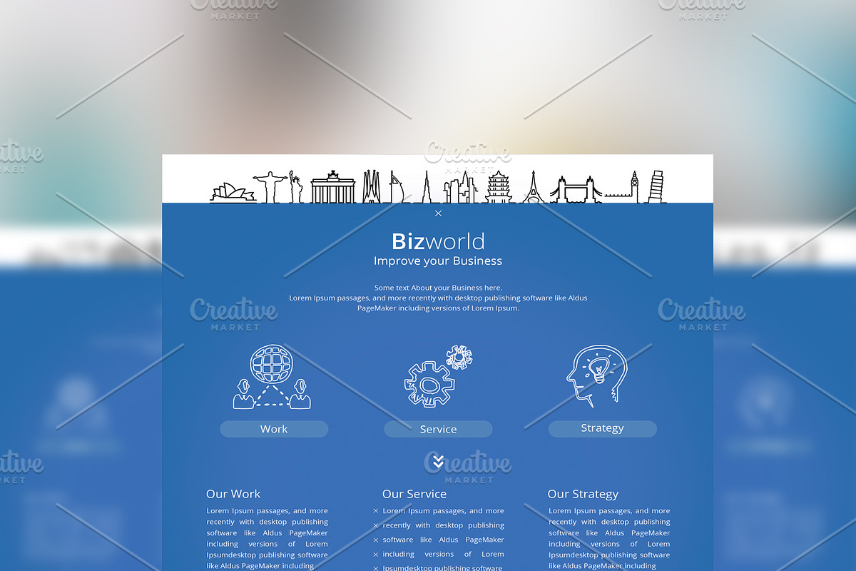 Minimal Clean & Corporate Flyer, a Flyer Template by Awns Creators (Photo 3 of 4)