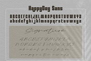 Happyday Script & Sans - Font Duo, a Script Font by Annivers Type (Thumbnail 8 of 11)