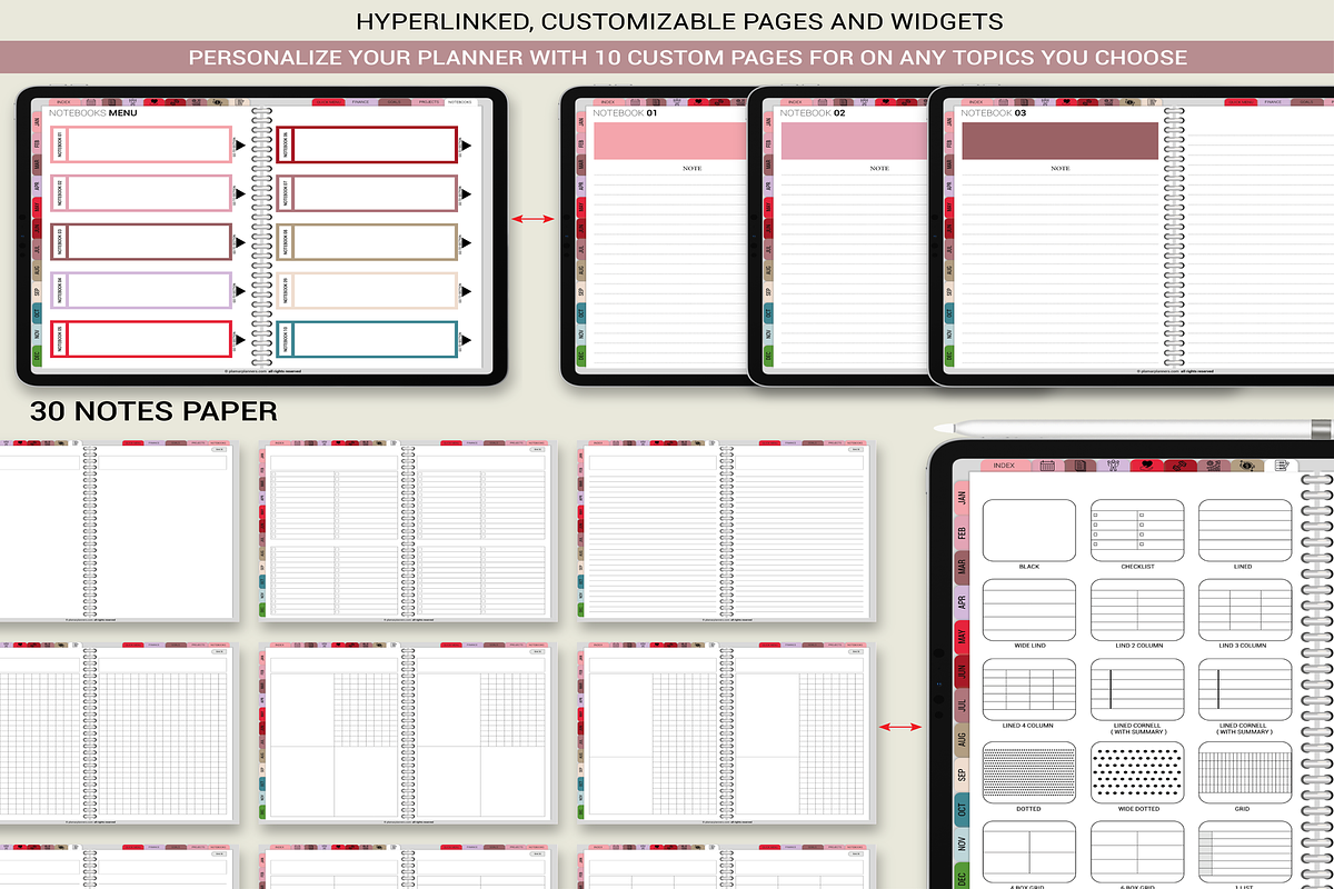 2025–2026 Hyperlinked Digital Planne, a Templates & Theme by Plamarplanners (Photo 8 of 10)
