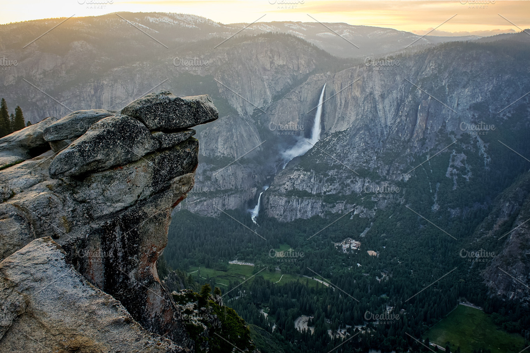 Angelic Rest and Yosemite Falls