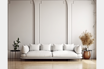 Scandi Farmhouse Wall Mockup, an Architecture Photo by GFXCity