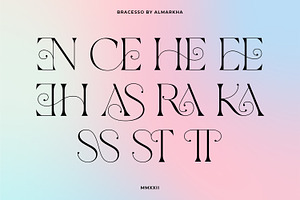 Bracesso - Stylish Display Serif