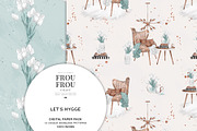 Hygge Interior Home Paper Pack, a Pattern Graphic by Frou Fou Craft (Thumbnail 3 of 7)