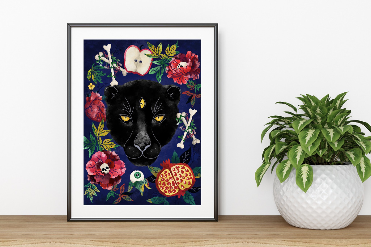 Wild cats - two posters, a Decorative Illustration by SvetaDraws (Photo 3 of 5)