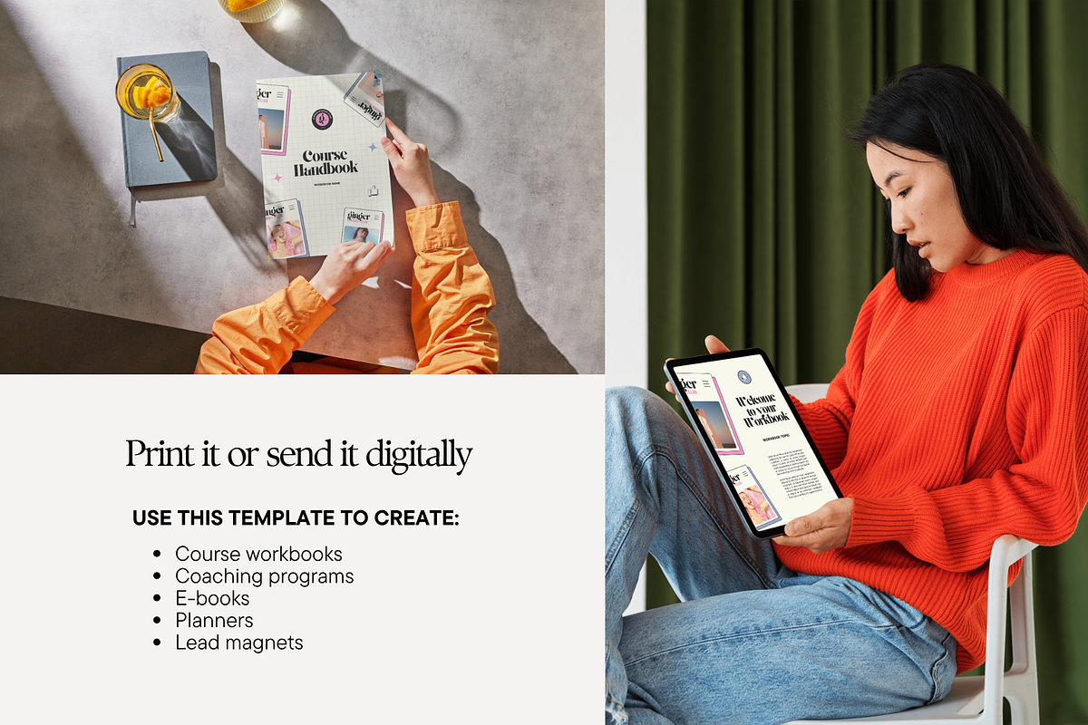 Modern Ebook Workbook Canva Template, a Marketing Template by Anna Design Studio (Photo 9 of 11)