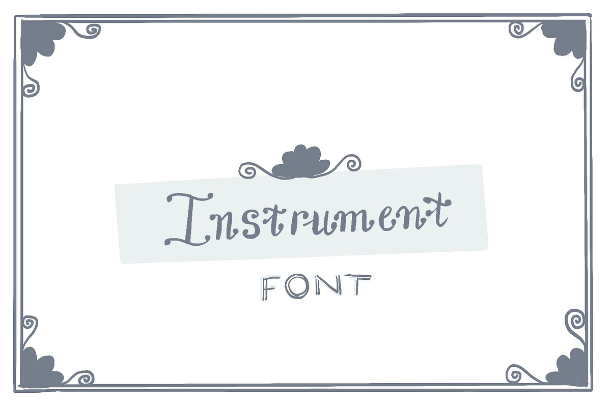 Instrument font, a Script Font by RedRiver Studio (Photo 5 of 5)