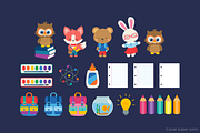 Cute Little School, an Illustration by PixelPaperPrints (Thumbnail 2 of 9)