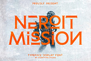 Neroit Mission Typeface Display Font, a Sans Serif Font by Storytype Studio (Thumbnail 1 of 15)