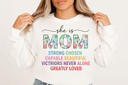 She is Mom Mother's Day PNG Sublimat, an Illustration by Designking (Thumbnail 1 of 6)
