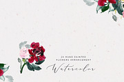 Watercolor Flowers Floral Clipart, an Illustration by WalaPalette (Thumbnail 4 of 5)