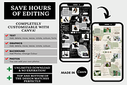 Black Instagram Puzzle Template, a Social Media Template by LushBury (Thumbnail 4 of 5)