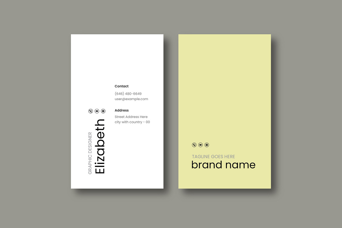 Minimalist ID Card Template preview 5