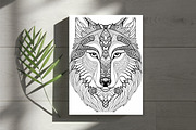 100 Animals Coloring Pages for Adult, an Animal Illustration by Blue Digital Studio (Thumbnail 3 of 7)