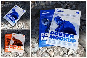 Poster Mockup, an Advertising Mockup by Unerispace