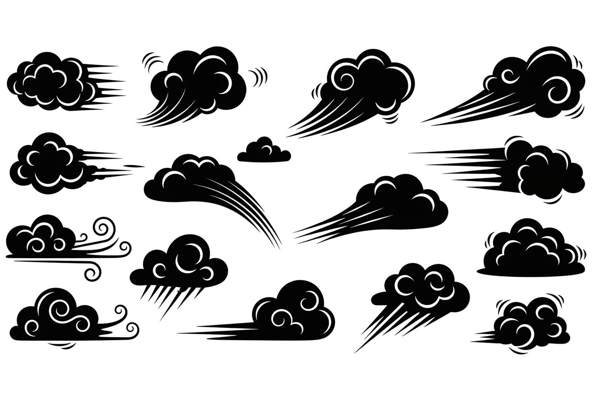 Decorative Cloud Silhouette, a Graphic by Designer_Momina (Photo 12 of 13)