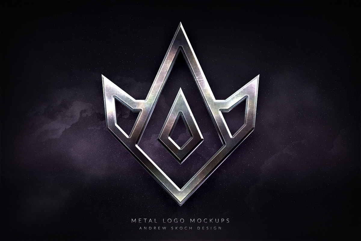 Metal Logo Mockups, a Branding & Logo Template by Andrew Skoch Design (Photo 4 of 6)