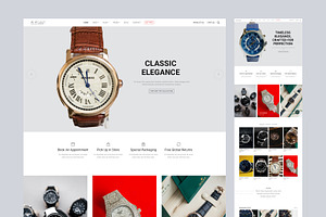 Elegant - Watch Store HTML Template