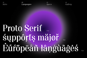 Proto Serif Semi-Bold, a Serif Font by Bukva™ Type Foundry (Thumbnail 3 of 13)