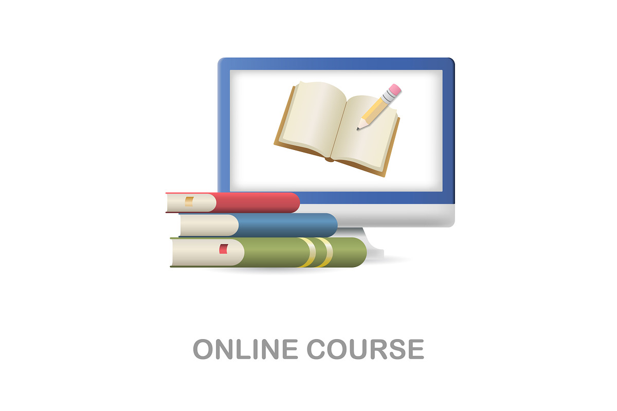 Online Course 3D Icons Set Bundle, an Object Graphic by Aimagenarium@gmail.com (Photo 21 of 21)