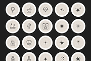 Yoga Instagram Highlight Covers, a Social Media Template by VeliusCreativeStudio (Thumbnail 5 of 9)