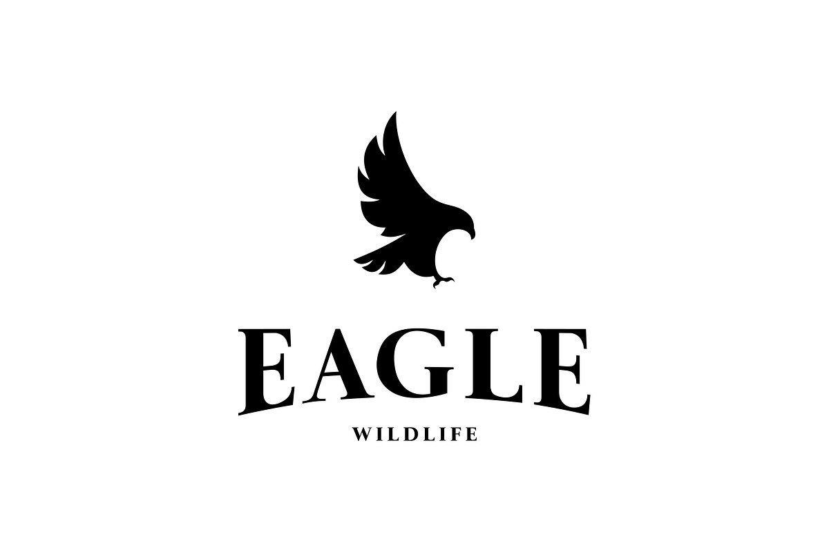 Flying Eagle Vintage Logo, a Branding & Logo Template by ika trisiana