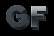 Vector alphabet of simple 3d letters, an Object Graphic by popskraft (Thumbnail 7 of 8)