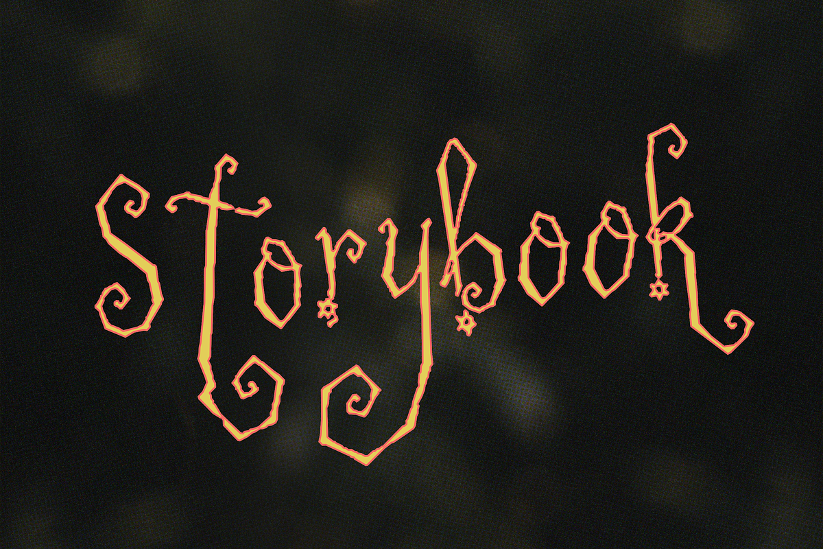 Moonspindle - Whimsy Font, a Handwritten Font by Lilithcollageart (Photo 10 of 14)
