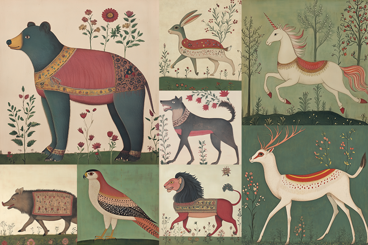 Medieval Animals, an Animal Illustration by Picturesque Stories (Photo 2 of 8)